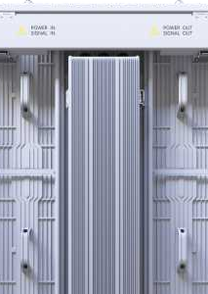 Aluminium-Kabinett mit integrierter Kühlung