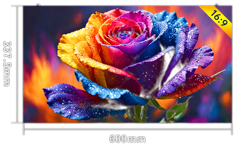 Golden ratio 16:9 · 40% energy saving